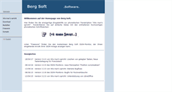 Desktop Screenshot of bergsoft.de