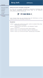 Mobile Screenshot of bergsoft.de